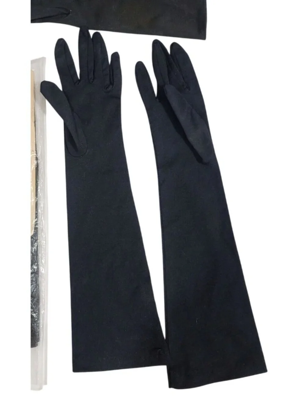 Vintage Van Raalte Long Black Gloves Lot Of 3 Elegant